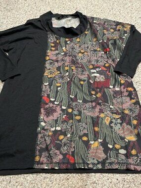 Cotelac Graphic Multicolor Mini Dress Wool Floral Pattern Size 0